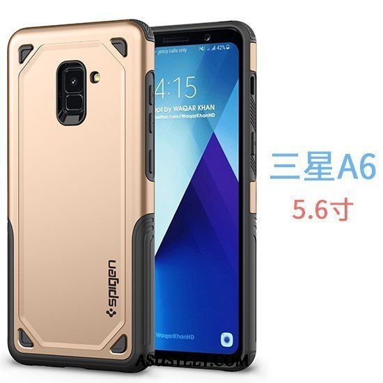 Samsung Galaxy A6 Kuoret Liiketoiminta Kotelo Kova Tähti Sininen