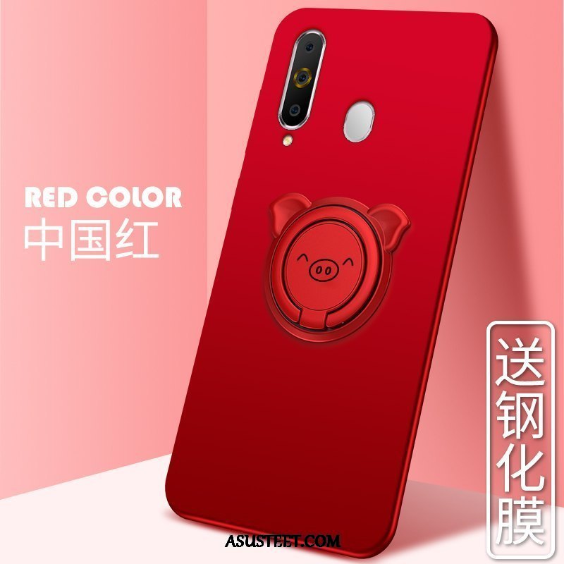 Samsung Galaxy A60 Kuoret Kotelo Pesty Suede Trendi Yksinkertainen Kuori