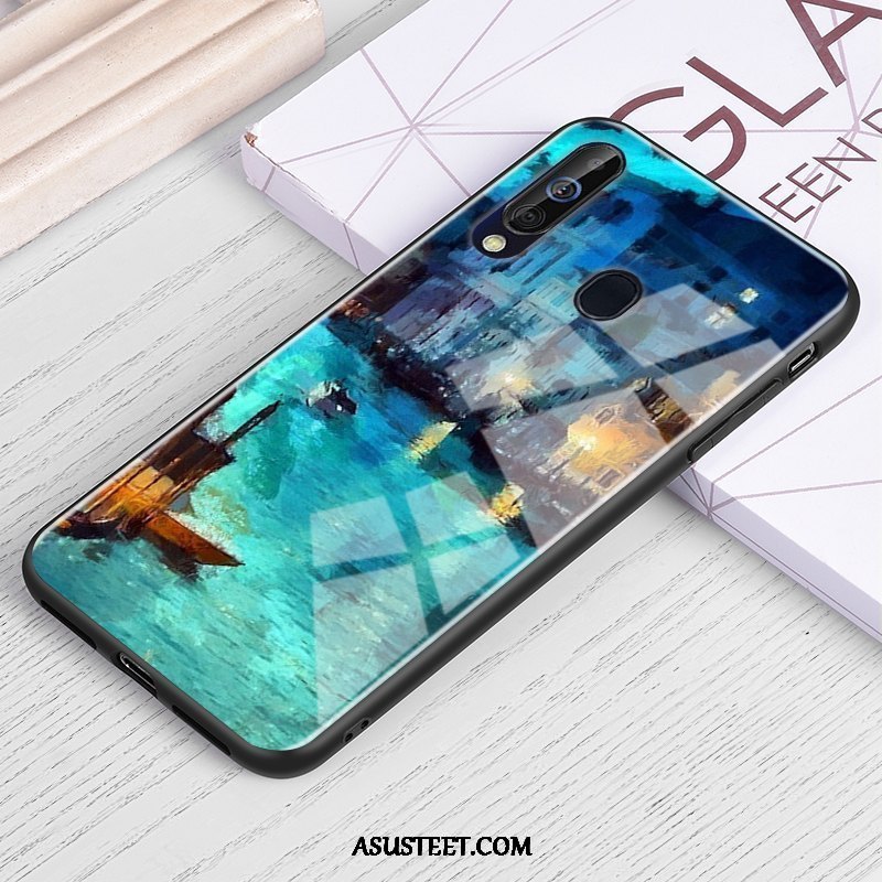 Samsung Galaxy A60 Kuori Kuoret Kotelo Puhelimen Tähtitaivas Trendi Lasi