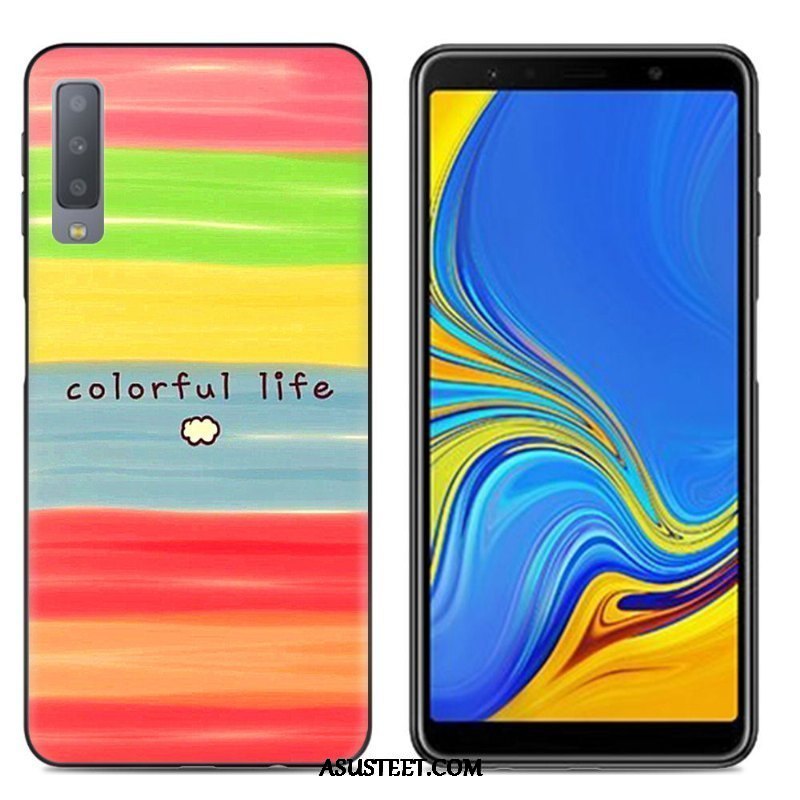 Samsung Galaxy A7 Kuoret Luova Maalaus Murtumaton Suojaus Kotelo