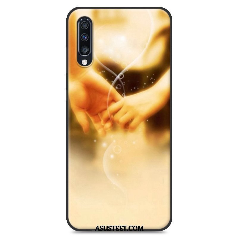 Samsung Galaxy A70 Kuoret Suojaus Puhelimen Punainen Kotelo Tähti