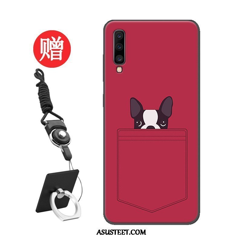 Samsung Galaxy A70 Kuori Kuoret Net Red Karkaisu Trendi Suojaus Malli