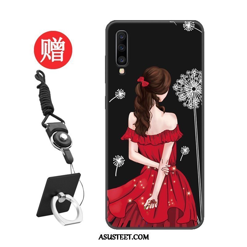 Samsung Galaxy A70 Kuori Kuoret Net Red Karkaisu Trendi Suojaus Malli