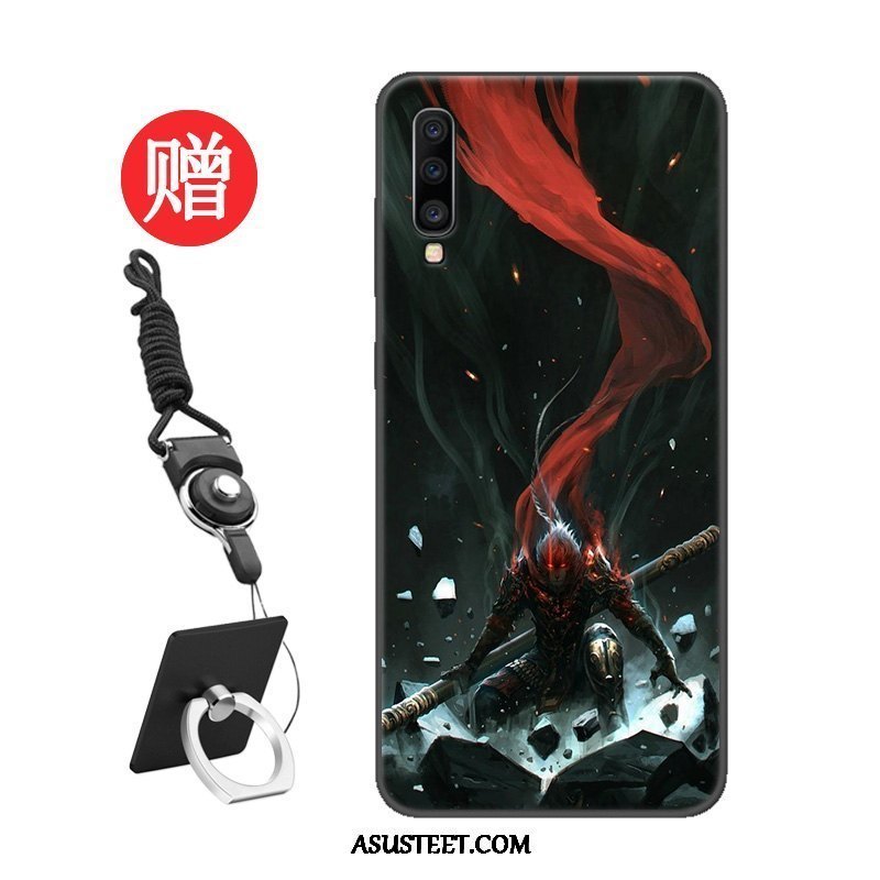 Samsung Galaxy A70 Kuori Kuoret Net Red Karkaisu Trendi Suojaus Malli