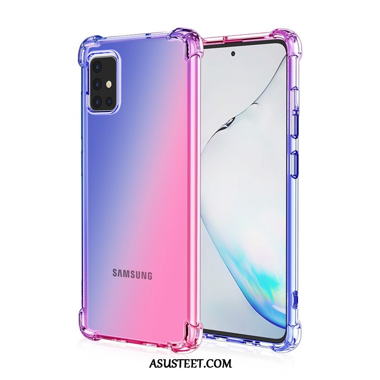 Samsung Galaxy A71 Kuoret Jauhe Tähti Kulta Suupaltti Murtumaton