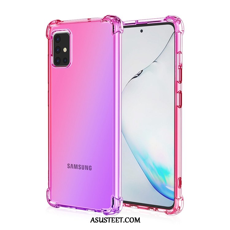 Samsung Galaxy A71 Kuoret Jauhe Tähti Kulta Suupaltti Murtumaton