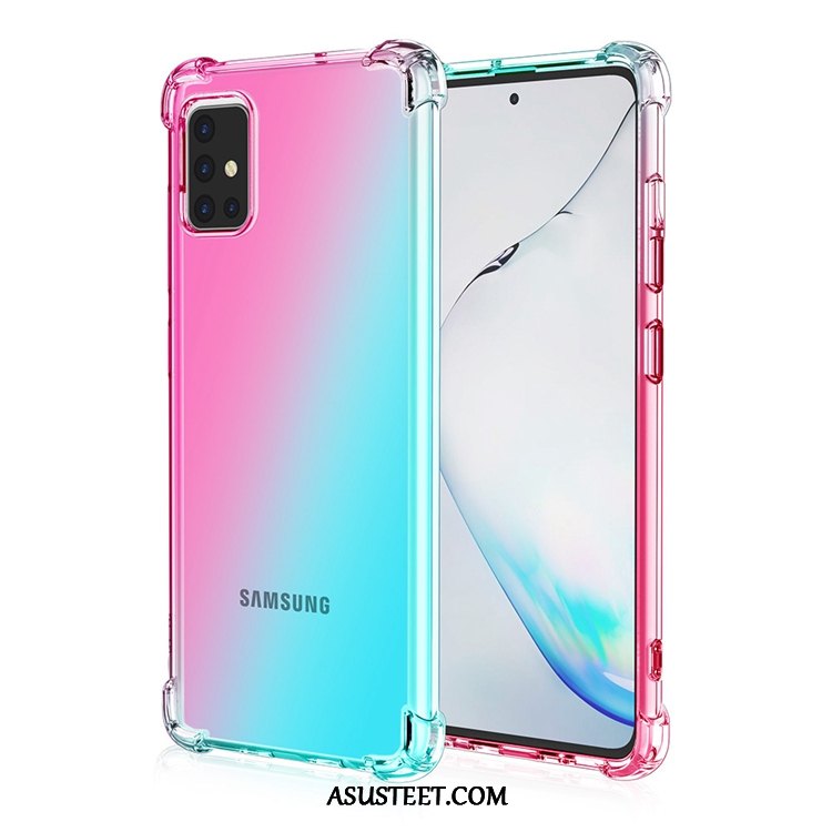 Samsung Galaxy A71 Kuoret Jauhe Tähti Kulta Suupaltti Murtumaton