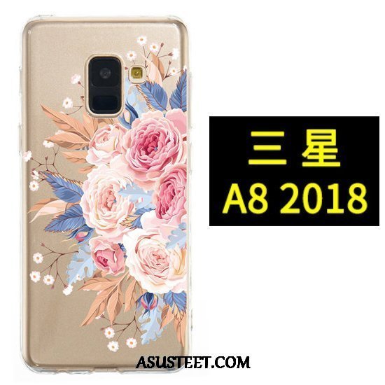 Samsung Galaxy A8 Kuoret Kukkia Murtumaton Tähti Ripustettavat Koristeet Kuori