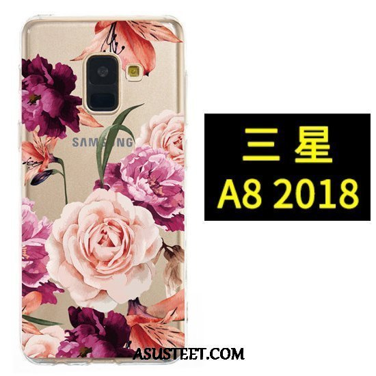 Samsung Galaxy A8 Kuoret Kukkia Murtumaton Tähti Ripustettavat Koristeet Kuori