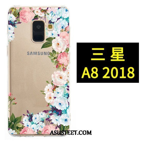 Samsung Galaxy A8 Kuoret Kukkia Murtumaton Tähti Ripustettavat Koristeet Kuori