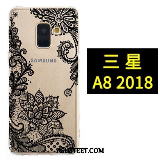 Samsung Galaxy A8 Kuoret Kukkia Murtumaton Tähti Ripustettavat Koristeet Kuori