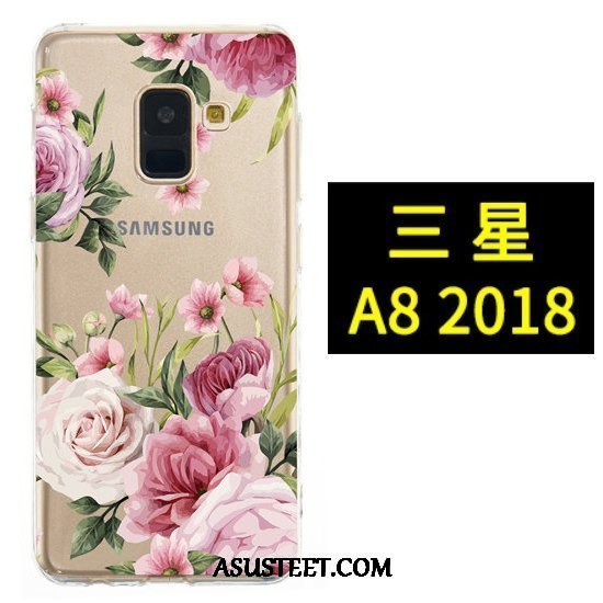 Samsung Galaxy A8 Kuoret Kukkia Murtumaton Tähti Ripustettavat Koristeet Kuori