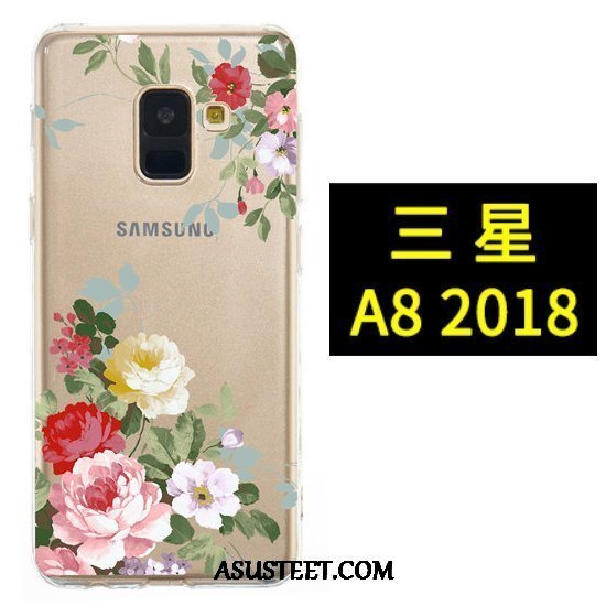 Samsung Galaxy A8 Kuoret Kukkia Murtumaton Tähti Ripustettavat Koristeet Kuori