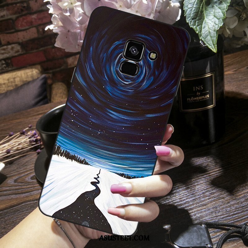 Samsung Galaxy A8 Kuoret Kuori Puhelimen All Inclusive Tähti Musta