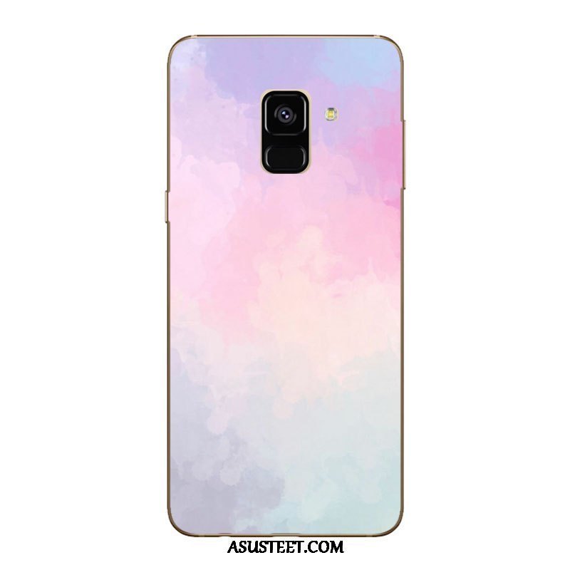 Samsung Galaxy A8 Kuoret L Puhelimen Murtumaton Sininen Kotelo