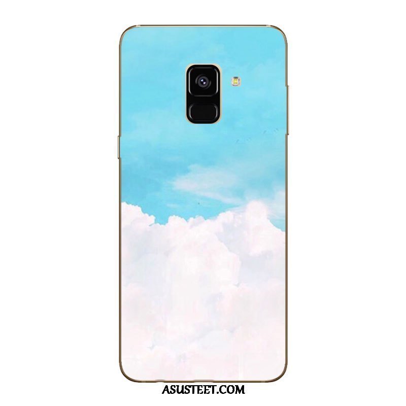 Samsung Galaxy A8 Kuoret L Puhelimen Murtumaton Sininen Kotelo