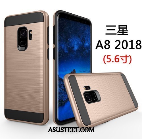 Samsung Galaxy A8 Kuoret Liiketoiminta Johdin Murtumaton Kotelo Tähti