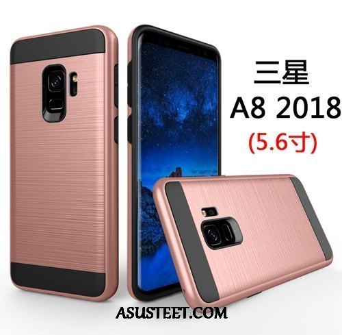 Samsung Galaxy A8 Kuoret Liiketoiminta Johdin Murtumaton Kotelo Tähti