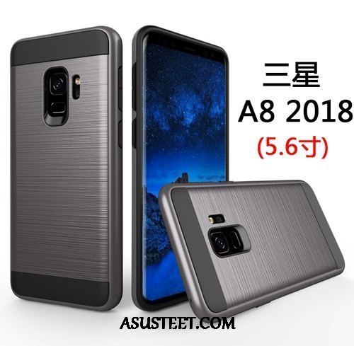 Samsung Galaxy A8 Kuoret Liiketoiminta Johdin Murtumaton Kotelo Tähti