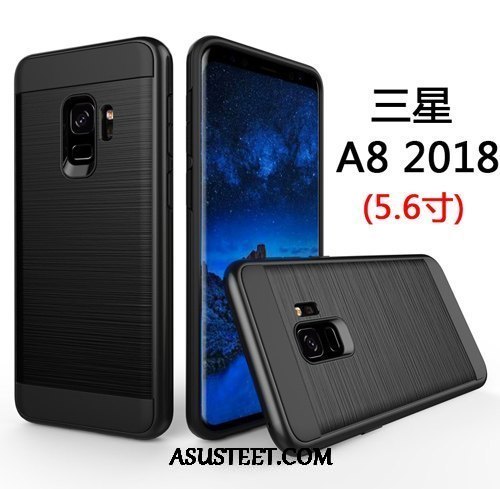 Samsung Galaxy A8 Kuoret Liiketoiminta Johdin Murtumaton Kotelo Tähti