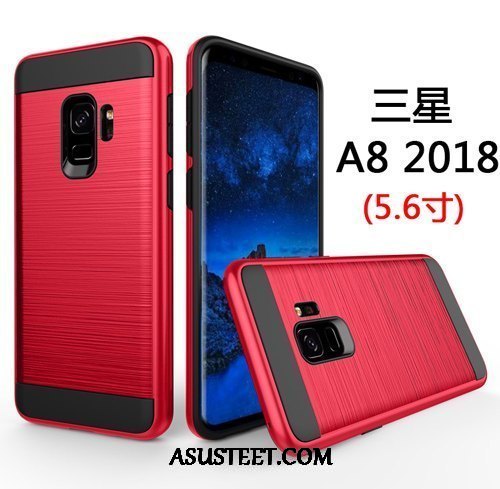 Samsung Galaxy A8 Kuoret Liiketoiminta Johdin Murtumaton Kotelo Tähti