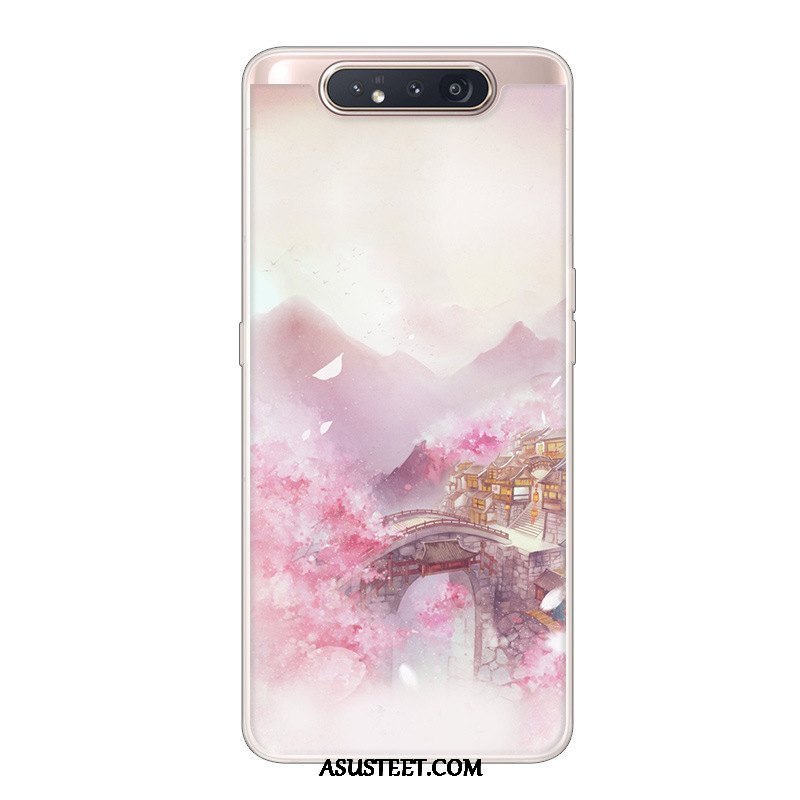 Samsung Galaxy A80 Kuoret Suojaus Keltainen Kuori Luova Kotelo