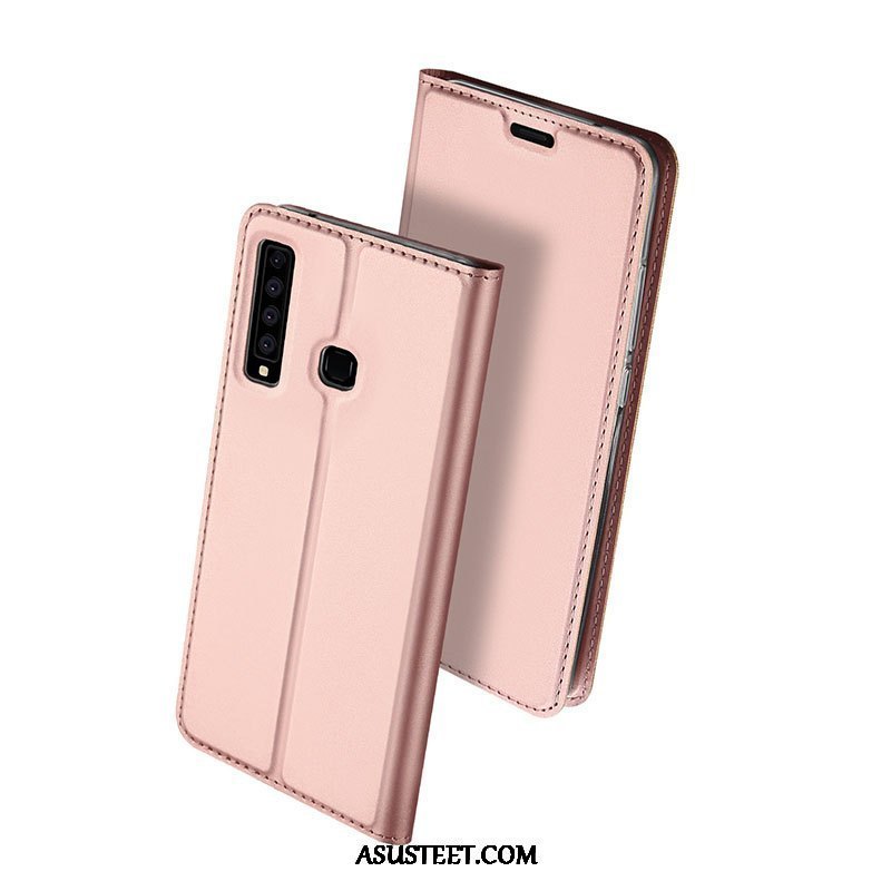 Samsung Galaxy A9 Kuoret Murtumaton Tähti Musta Suojaus Nahkakotelo