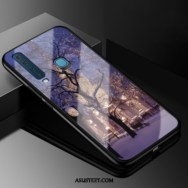 Samsung Galaxy A9 Kuori Kuoret Tila Lasi Kova Valkoinen