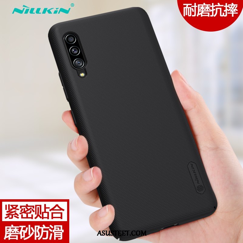 Samsung Galaxy A90 5g Kuoret Kuori Murtumaton Pesty Suede Kulta Punainen