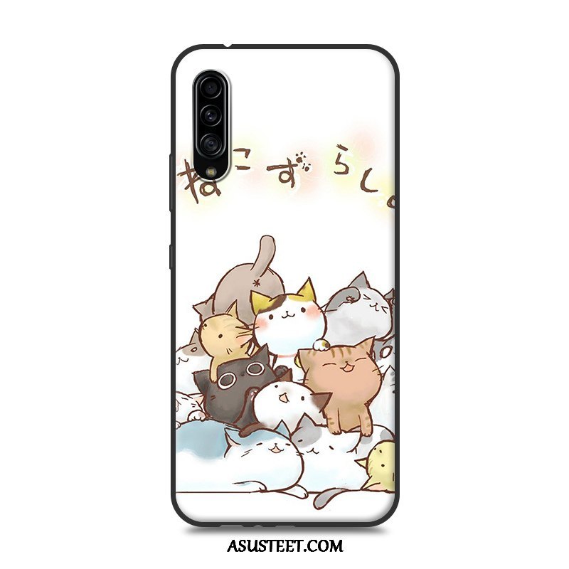 Samsung Galaxy A90 5g Kuori Kuoret Suojaus Pesty Suede Tähti Murtumaton