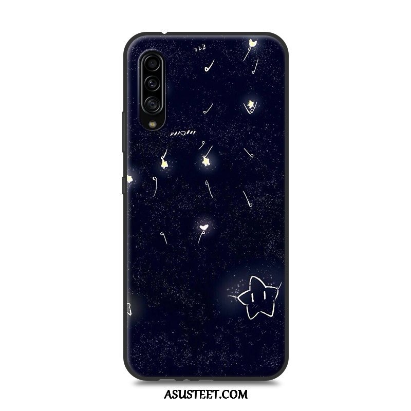 Samsung Galaxy A90 5g Kuori Kuoret Suojaus Pesty Suede Tähti Murtumaton