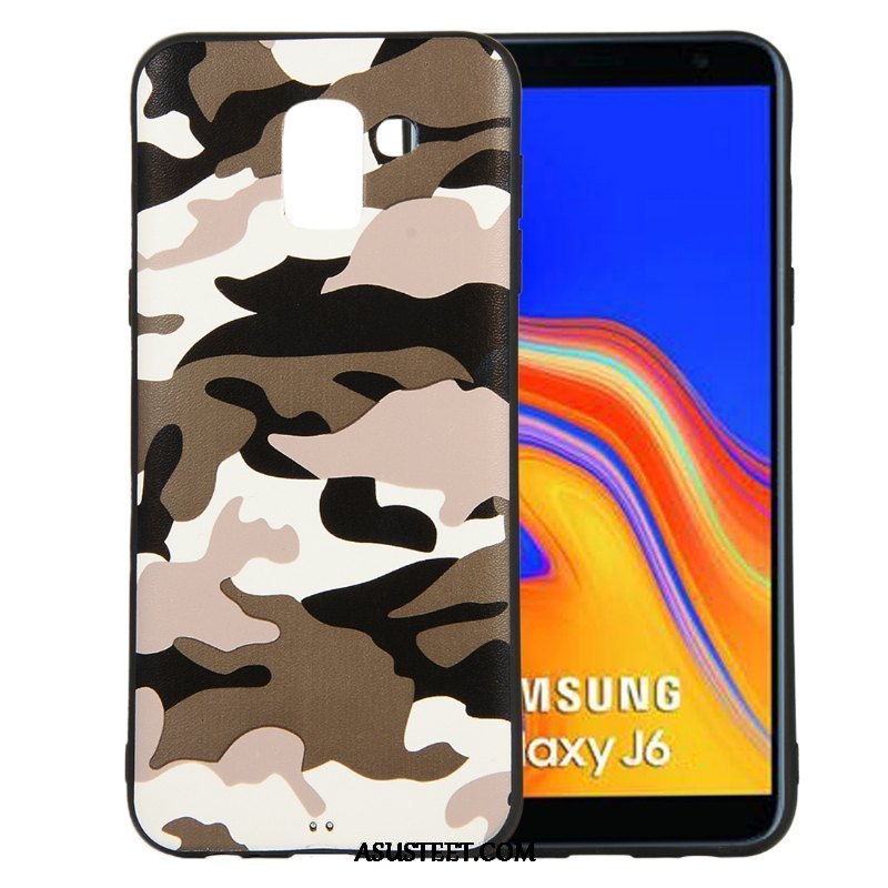 Samsung Galaxy J6+ Kuoret Tide-brändi Suojaus Kuori Naamiointi Pehmeä Neste