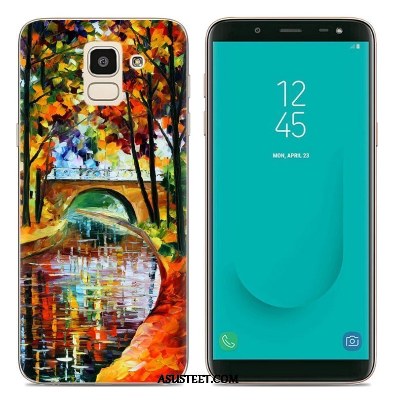 Samsung Galaxy J6 Kuori Kuoret Luova Kotelo Monivärinen Tähti