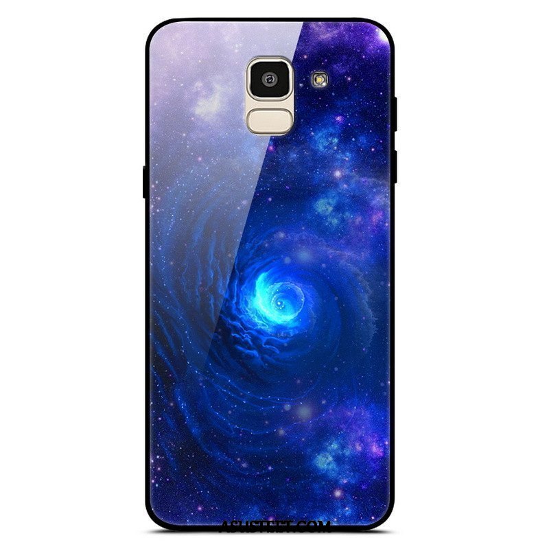 Samsung Galaxy J6 Kuori Kuoret Tähti Murtumaton Trendi Sininen