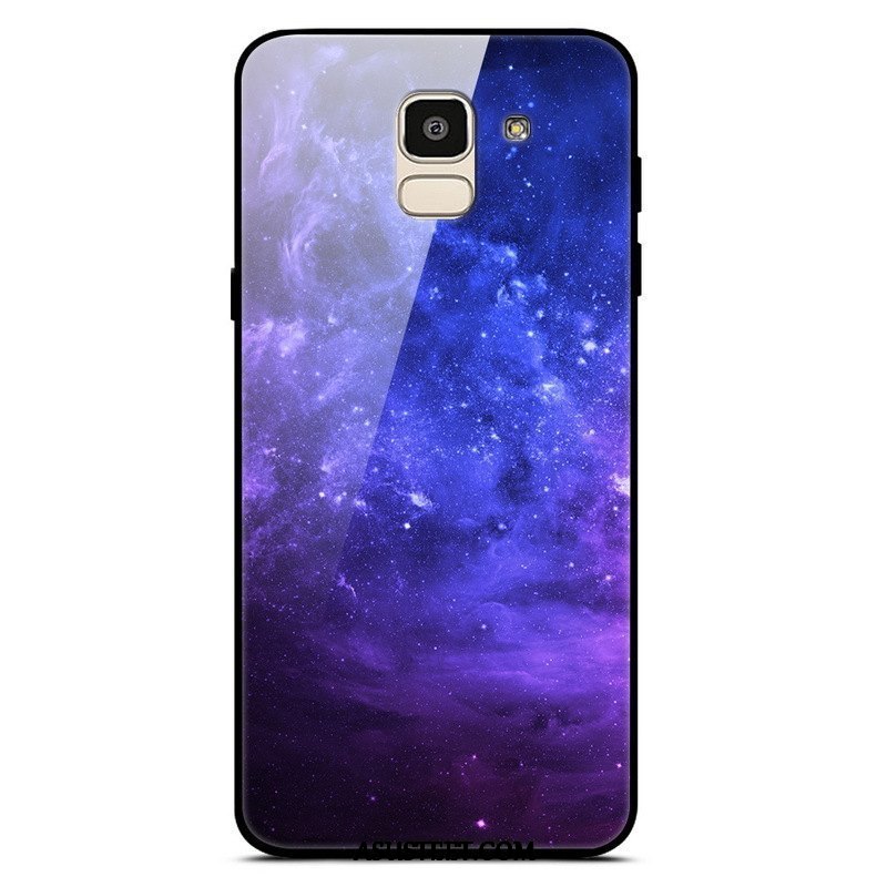 Samsung Galaxy J6 Kuori Kuoret Tähti Murtumaton Trendi Sininen