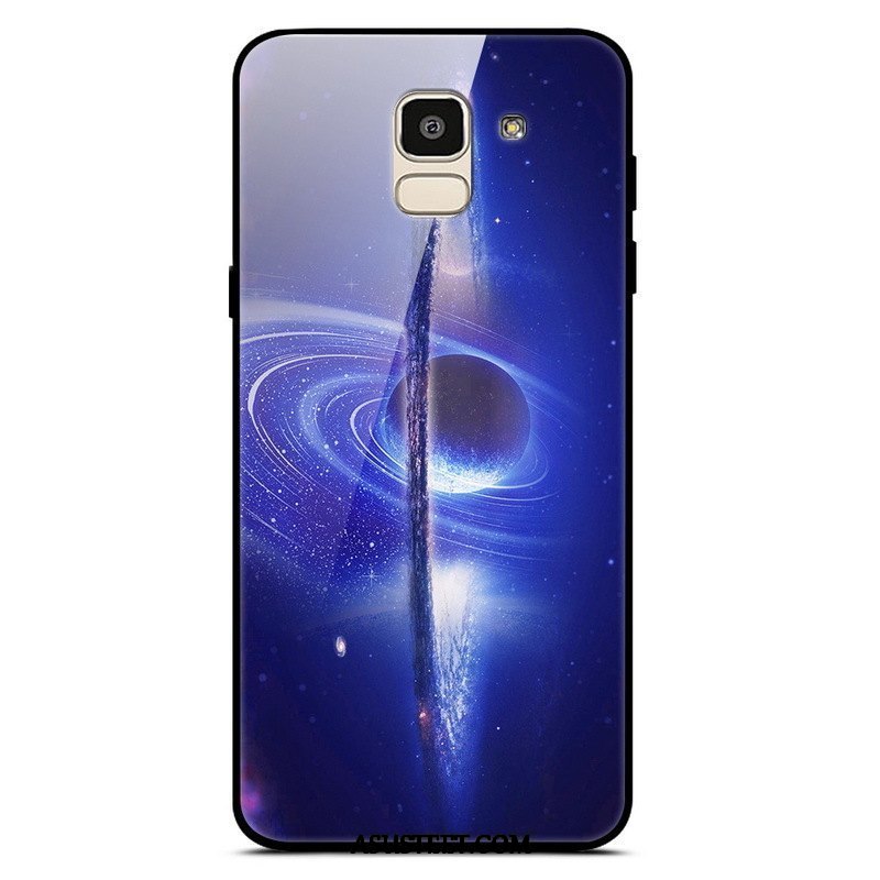 Samsung Galaxy J6 Kuori Kuoret Tähti Murtumaton Trendi Sininen