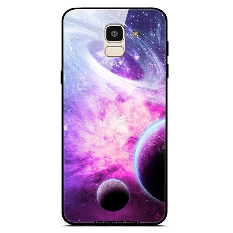 Samsung Galaxy J6 Kuori Kuoret Tähti Murtumaton Trendi Sininen