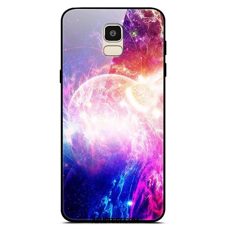 Samsung Galaxy J6 Kuori Kuoret Tähti Murtumaton Trendi Sininen