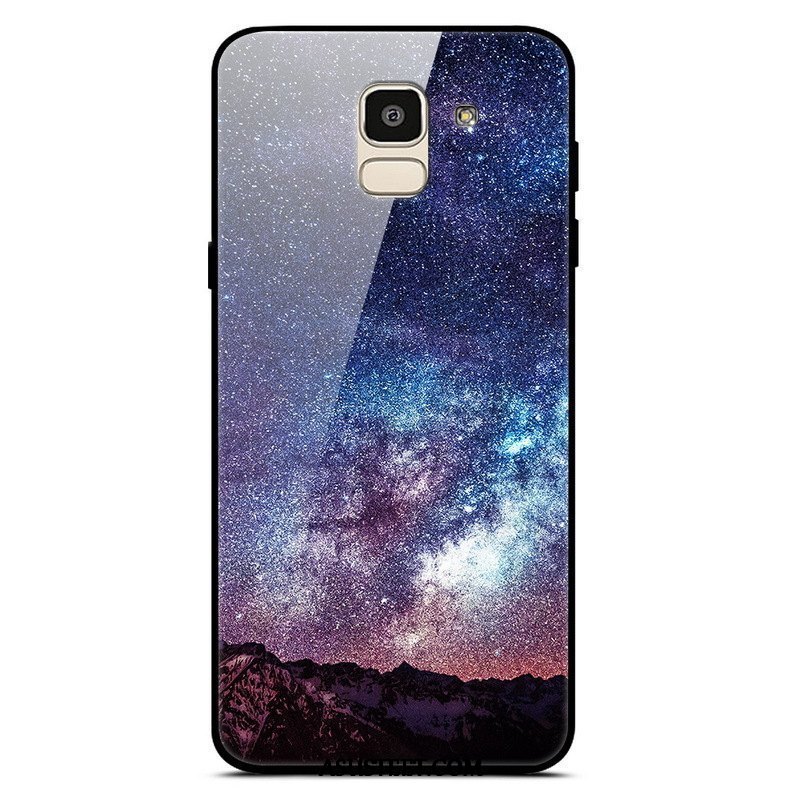 Samsung Galaxy J6 Kuori Kuoret Tähti Murtumaton Trendi Sininen