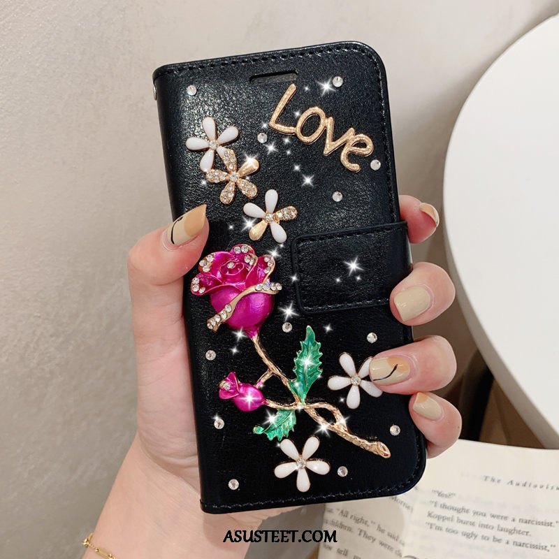 Samsung Galaxy M20 Kuoret Rhinestone Inlay Nahkakotelo Tähti Pehmeä Neste Puhelimen