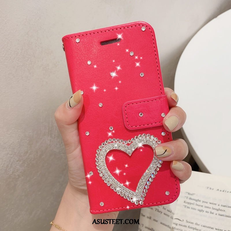 Samsung Galaxy M20 Kuoret Rhinestone Inlay Nahkakotelo Tähti Pehmeä Neste Puhelimen