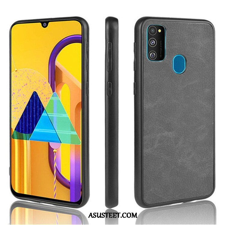 Samsung Galaxy M30s Kuori Kuoret Kotelo Kova Puhelimen Musta