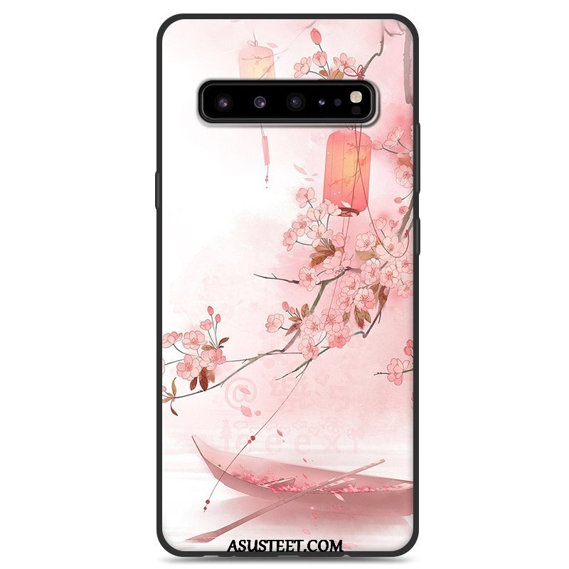 Samsung Galaxy S10 5g Kuoret Kuori Kotelo Tähti Tuuli Valkoinen