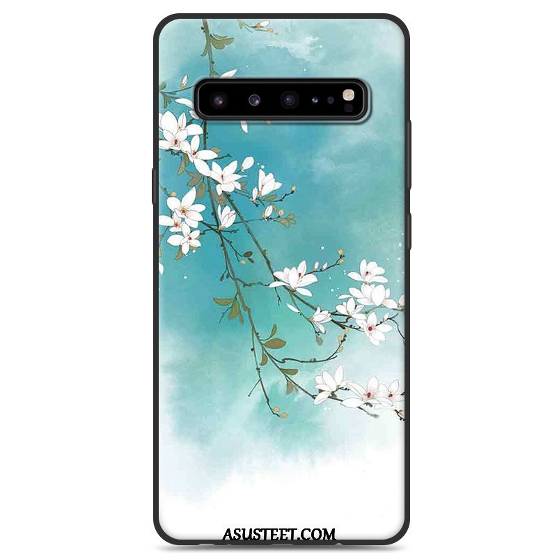 Samsung Galaxy S10 5g Kuoret Kuori Kotelo Tähti Tuuli Valkoinen