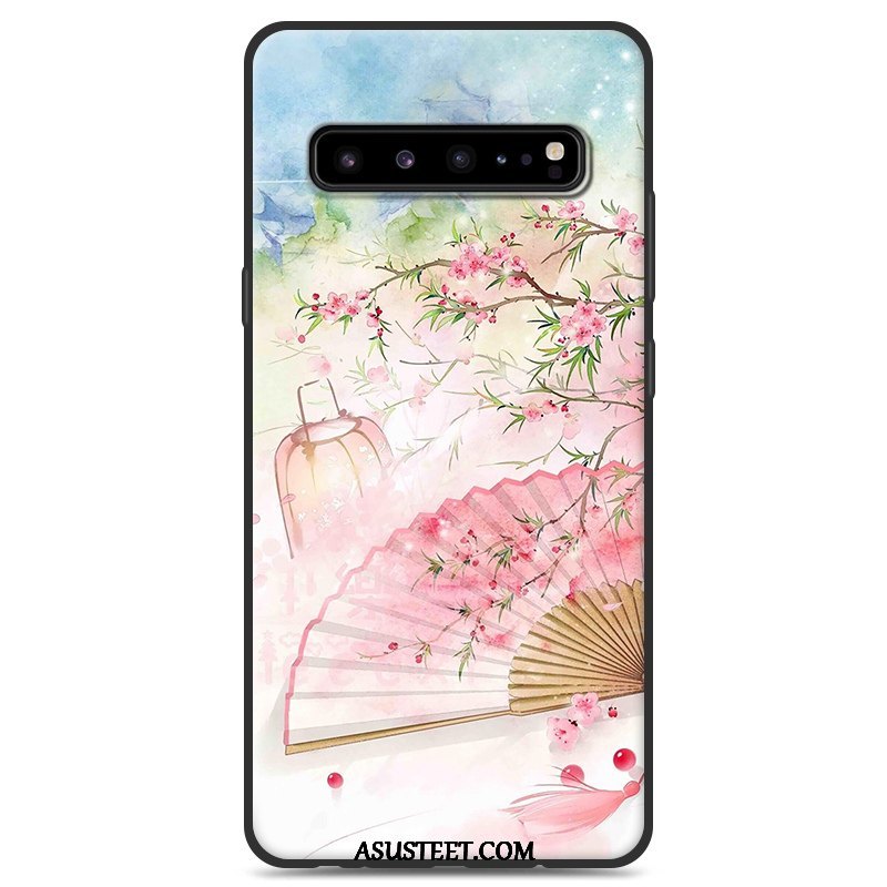 Samsung Galaxy S10 5g Kuoret Kuori Kotelo Tähti Tuuli Valkoinen