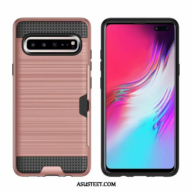 Samsung Galaxy S10 5g Kuori Kuoret Kotelo Kortti Tähti Murtumaton Suojaus