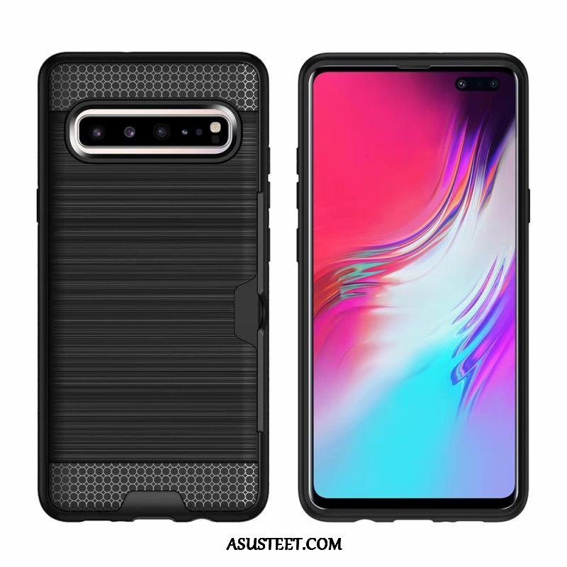 Samsung Galaxy S10 5g Kuori Kuoret Kotelo Kortti Tähti Murtumaton Suojaus