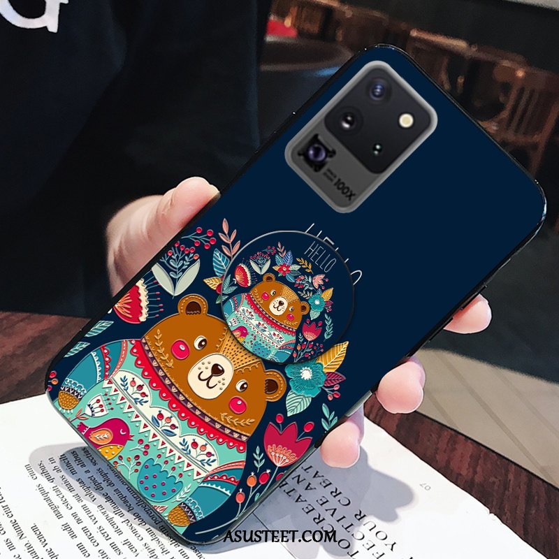 Samsung Galaxy S20 Ultra Kuoret Tuuli Bear Pieni Suupaltti Violetti