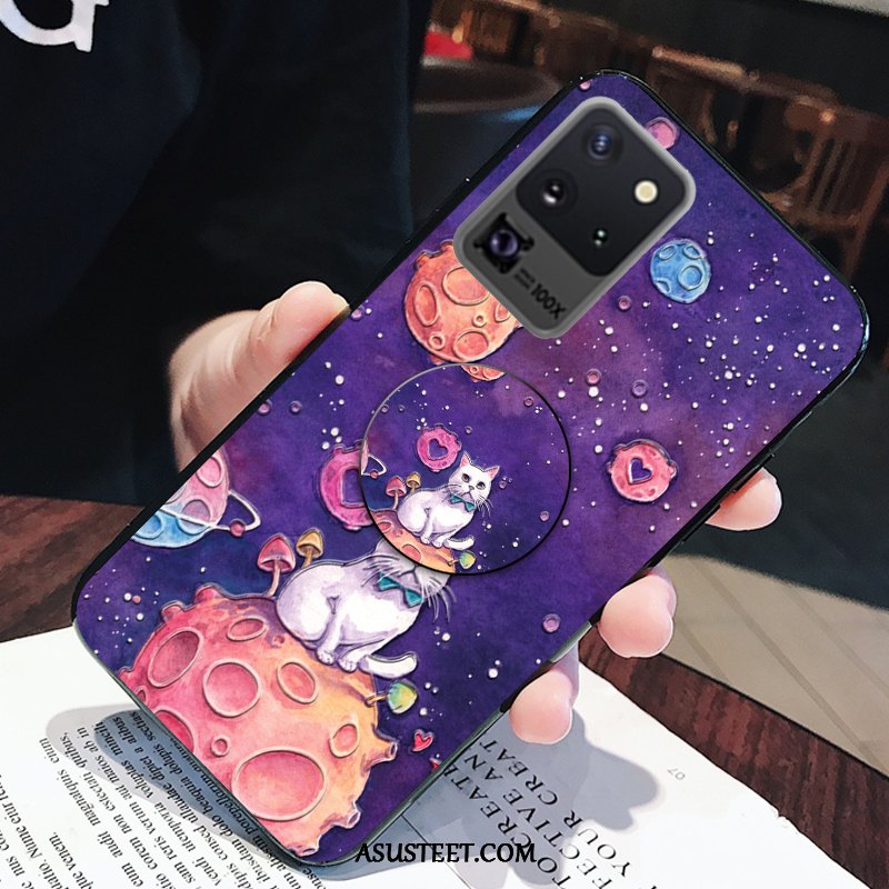 Samsung Galaxy S20 Ultra Kuoret Tuuli Bear Pieni Suupaltti Violetti
