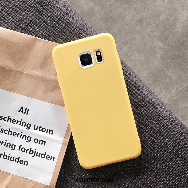 Samsung Galaxy S6 Kuoret Kiinteä Väri Yksinkertainen Murtumaton Pehmeä Neste Uusi